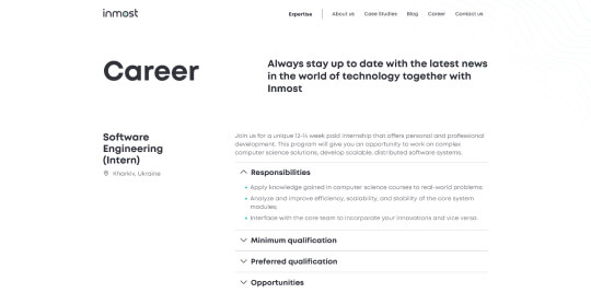 Career preview.